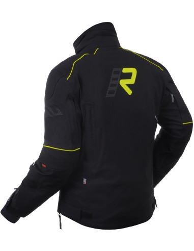Chaqueta Rukka Flexo-R | Negro y amarillo fluor