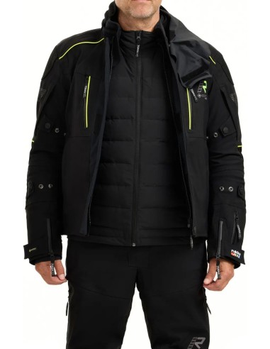 Chaqueta Rukka Flexo-R | Negro y amarillo fluor