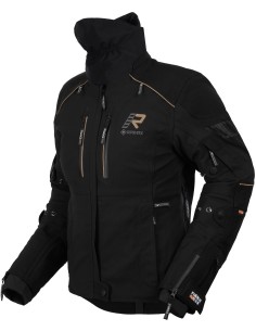Chaqueta Rukka Flexorina | Negro y marrón