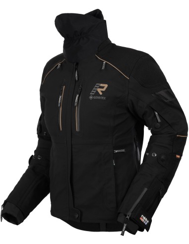 Chaqueta Rukka Flexorina | Negro y marrón