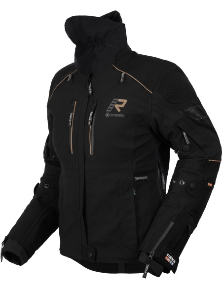 Chaqueta Rukka Flexorina | Negro y marrón