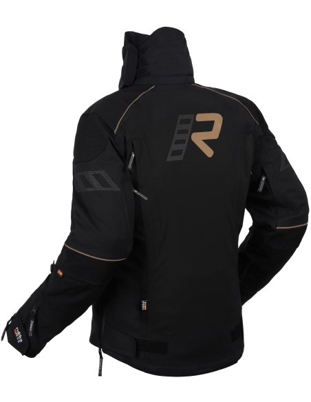 Chaqueta Rukka Flexorina | Negro y marrón