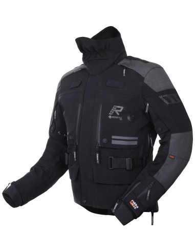 Chaqueta Rukka Titantrail-R | Negro y gris
