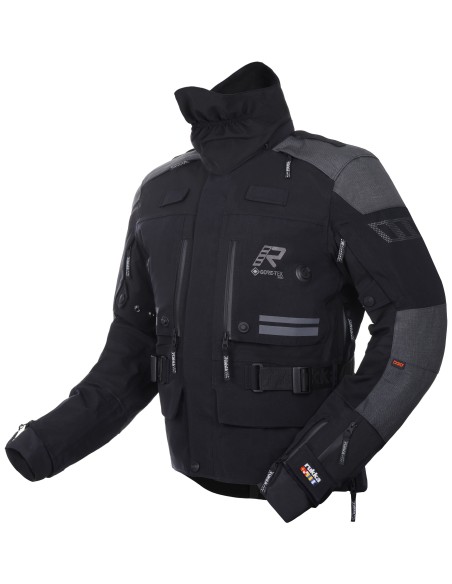 Chaqueta Rukka Titantrail-R | Negro y gris