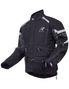 Chaqueta Rukka Madagasca-R | Negro-gris-blanco