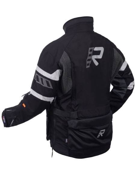 Chaqueta Rukka Madagasca-R | Negro-gris-blanco