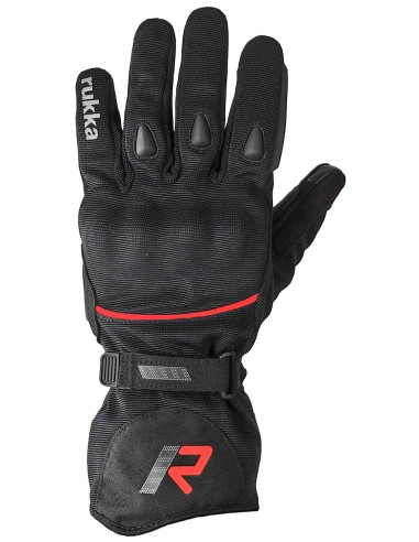 Guantes Rukka Virium 2.0 | Negro y rojo