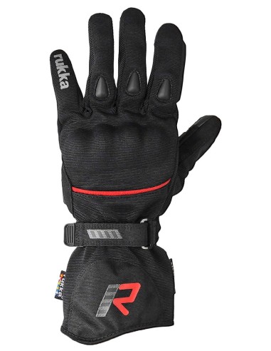 Guantes Rukka Virve 2.0 | Negro y rojo
