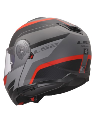 Casco LS2 FF908 Strobe II Monza | Negro-gris-rojo