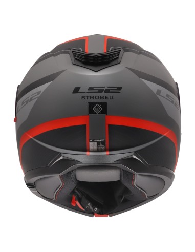 Casco LS2 FF908 Strobe II Monza | Negro-gris-rojo
