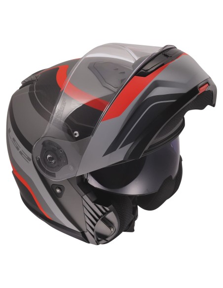 Casco LS2 FF908 Strobe II Monza | Negro-gris-rojo