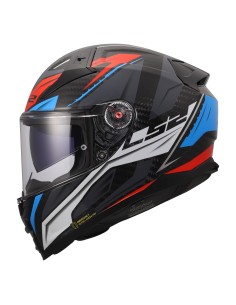 Casco LS2 FF8011 Vector II C Savage | Blanco-azul-rojo