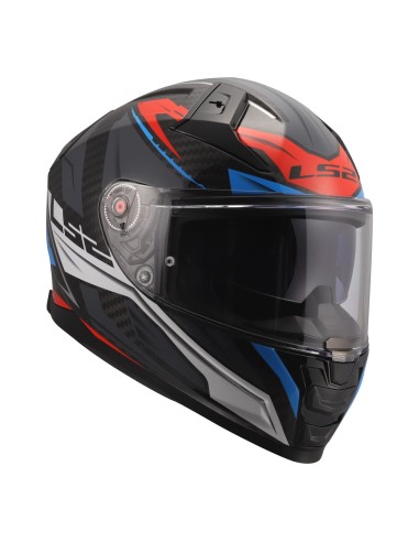 Casco LS2 FF8011 Vector II C Savage | Blanco-azul-rojo