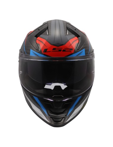 Casco LS2 FF8011 Vector II C Savage | Blanco-azul-rojo