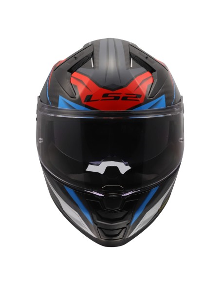 Casco LS2 FF8011 Vector II C Savage | Blanco-azul-rojo