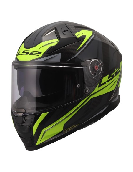 Casco LS2 FF8011 Vector II C Savage | Amarillo fluor
