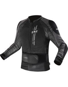 Chaqueta Protectora LS2 X-Armor | Negro y plata