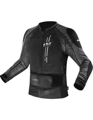 Chaqueta Protectora LS2 X-Armor | Negro y plata