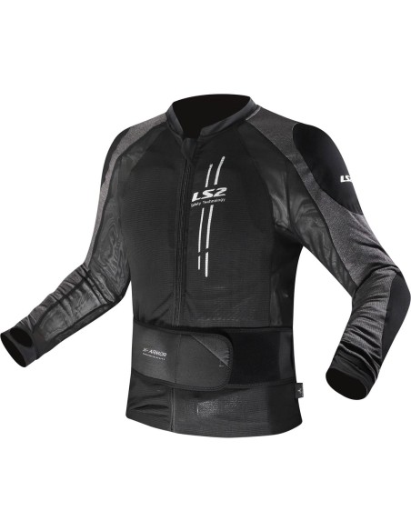 Chaqueta Protectora LS2 X-Armor | Negro y plata