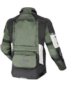 Chaqueta LS2 X-Master | Negro-verde-gris 2
