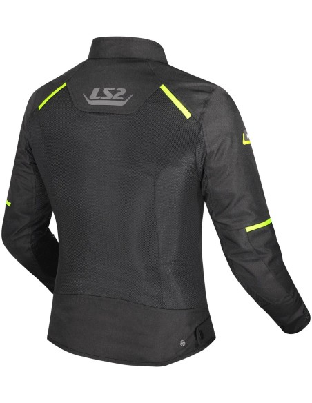 Chaqueta LS2 Breeze Lady | Negro y amarillo