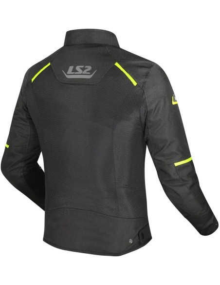 Chaqueta LS2 Breeze | Negro y amarillo