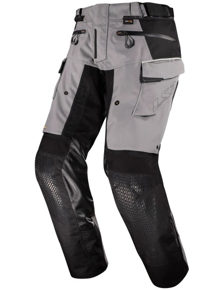 Pantalón LS2 Apollo Tallaje Confort | Negro y gris oscuro