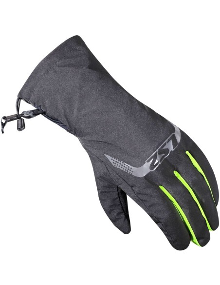 Guantes LS2 Thermorain | Negro y amarillo fluor