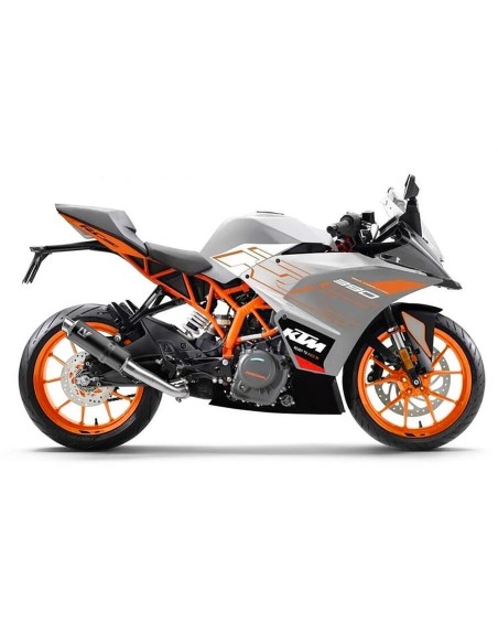Escape Leovince GP Corsa Black Edition KTM Duke 125 / 390 / RC 125 / 390 (2017 - 2020) | 15502BU