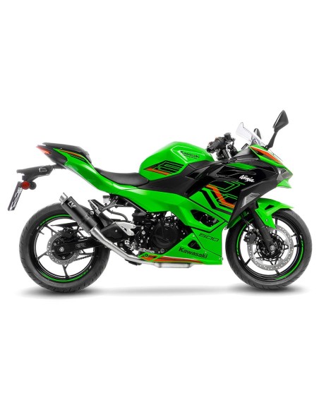 Escape Leovince GP Corsa Black Edition Kawasaki Ninja 400 / 500 / Z 400 /  Z 500 (2018 - 2025) | 3389BU