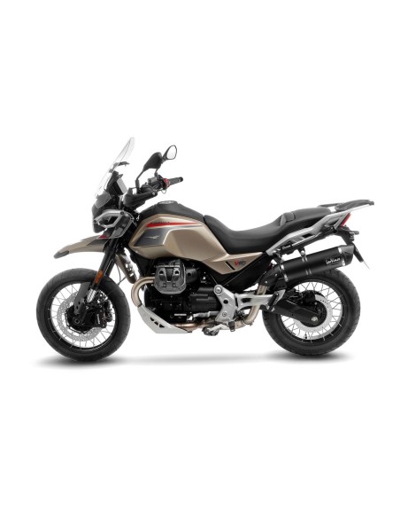 Escape Leovince LV One Evo Black Edition Moto Guzzi V85 TT (2019 – 2025) | 14454EBU