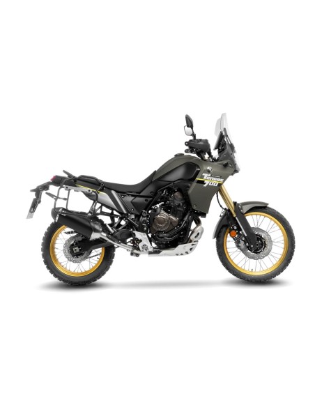 Escape Leovince LV-14 Black Edition Yamaha Tenere 700 / World Raid / Rally / Extreme / Explore (2019 - 2025) | 15609B