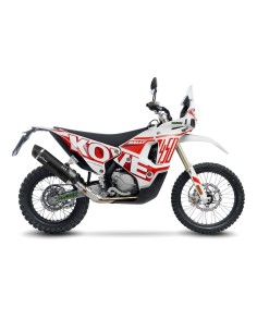 Escape Leovince LV One Evo Black Edition Kove 450 Rally Low / High (2023 - 2024) | 14449EBU 2