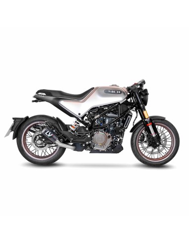 Escape Leovince LV-10 Carbon Husqvarna Svartpilen 125 (2020 - 2023) | 15242C