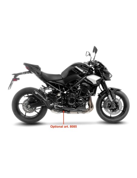 Escape Leovince LV Corsa S Full Black Kawasaki Z 900 / A2 (2017 - 2025) | 15402SFB