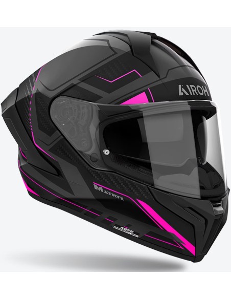 Casco Airoh Matryx Rocket Mujer | Mate-Rosa