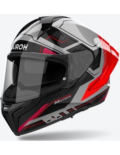 Casco Airoh Matryx Rocket | Rojo fluor