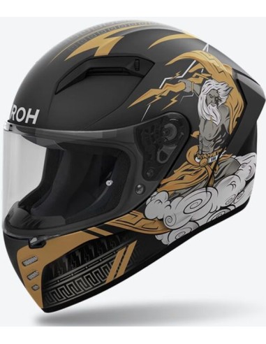 Casco Airoh Connor Zeus | Mate-Negro y bronce
