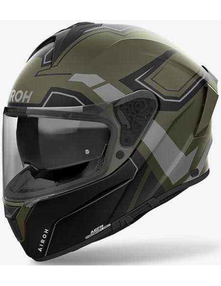 Casco Airoh Spark 2 Dart | Mate-Verde militar