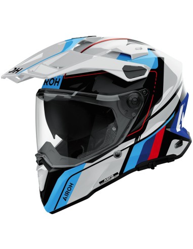 Casco Airoh Commander 2 Skip | Blanco y rojo