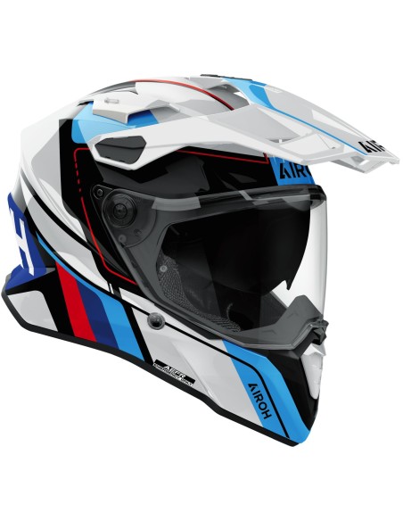 Casco Airoh Commander 2 Skip | Blanco y rojo