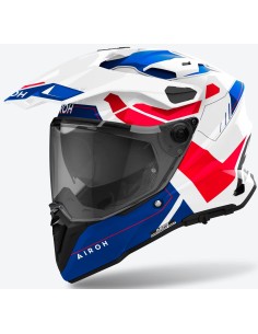Casco Airoh Commander 2 Reveal | Azul y rojo