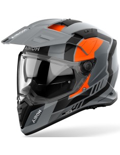Casco Airoh Bandit Horn | Mate-Naranja