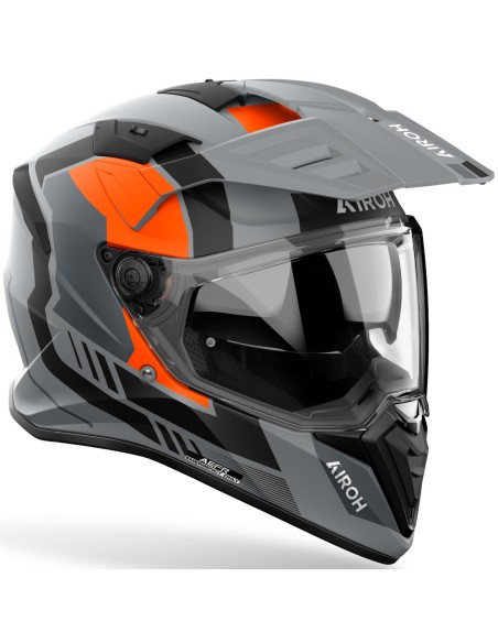 Casco Airoh Bandit Horn | Mate-Naranja