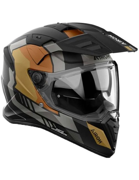Casco Airoh Bandit Horn | Mate-Dorado