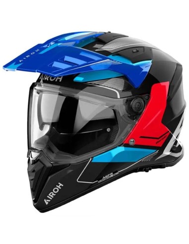 Casco Airoh Bandit Tune | Azul y rojo