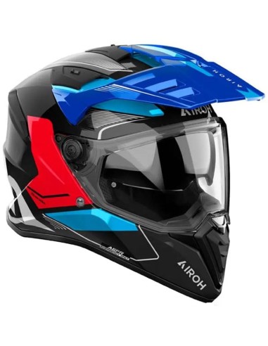 Casco Airoh Bandit Tune | Azul y rojo