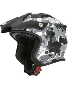 Casco Acerbis Aria Graphic | Gris y negro