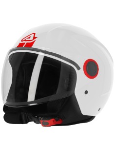 Casco Acerbis Brezza | Blanco y rojo