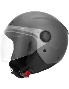 Casco Acerbis Brezza Metallic | Gris oscuro